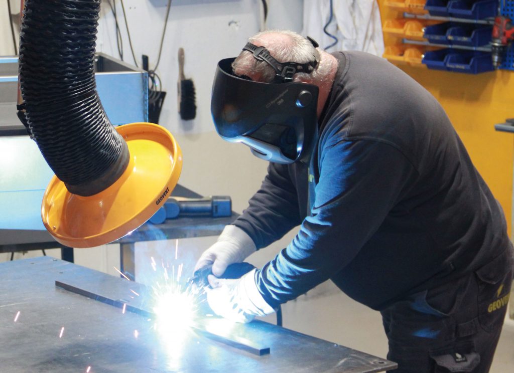 Welding with GEOVENT ESA arm